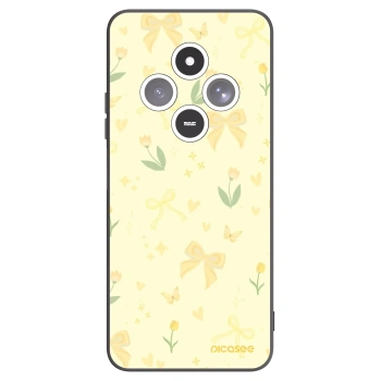 Picasee crna silikonska maskica za Xiaomi Redmi 14C - Honey Blossom