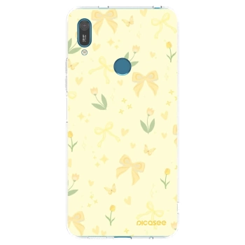 Picasee silikonska prozirna maskica za Huawei Y7 2019 - Honey Blossom