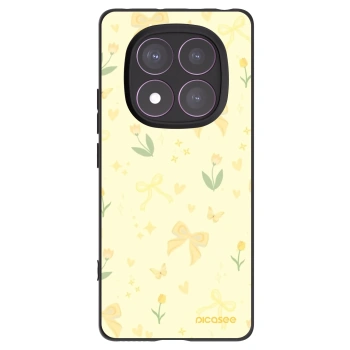 Picasee crna silikonska maskica za Xiaomi Redmi Note 14 Pro 4G - Honey Blossom