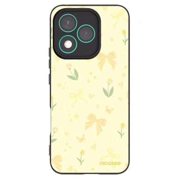 Picasee crna silikonska maskica za Honor 400 Lite 5G - Honey Blossom