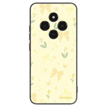 Picasee crna silikonska maskica za Xiaomi Poco C75 - Honey Blossom