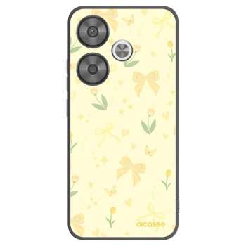 Picasee crna silikonska maskica za Xiaomi Poco F6 - Honey Blossom