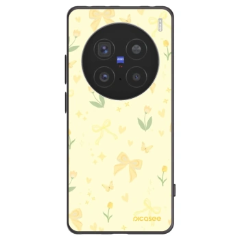 Picasee crna silikonska maskica za Vivo X200 Pro - Honey Blossom