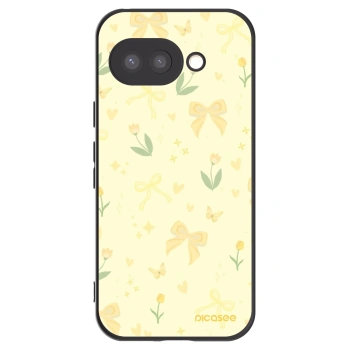 Picasee crna silikonska maskica za Google Pixel 9a - Honey Blossom