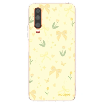 Picasee silikonska prozirna maskica za Huawei P30 - Honey Blossom