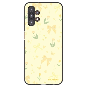 Picasee crna silikonska maskica za Samsung Galaxy A13 5G - Honey Blossom