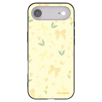 Picasee crna silikonska maskica za Apple iPhone Air - Honey Blossom