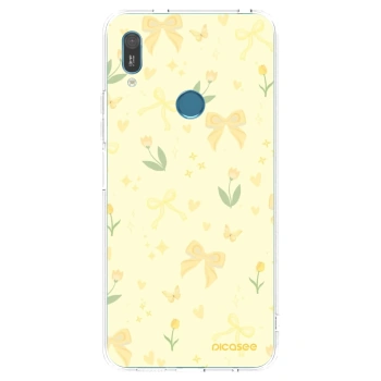 Picasee silikonska prozirna maskica za Huawei Y6 2019 - Honey Blossom