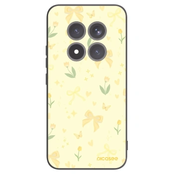 Picasee crna silikonska maskica za Xiaomi Redmi Note 15 Pro+ - Honey Blossom