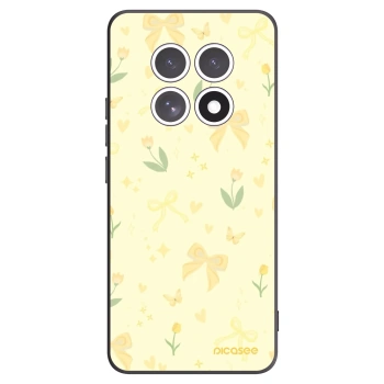 Picasee crna silikonska maskica za Xiaomi Redmi Note 15 - Honey Blossom