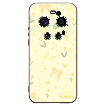 Picasee crna silikonska maskica za Xiaomi 17 Ultra - Honey Blossom