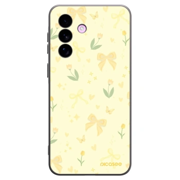 Picasee crna silikonska maskica za Samsung Galaxy A57 5G - Honey Blossom