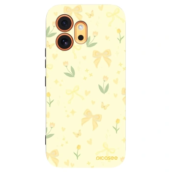 Picasee crna silikonska maskica za Honor 600 - Honey Blossom