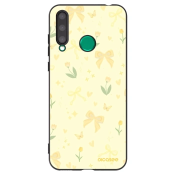 Picasee crna silikonska maskica za Honor 20 Lite - Honey Blossom