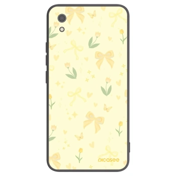 Picasee crna silikonska maskica za Xiaomi Redmi 7A - Honey Blossom