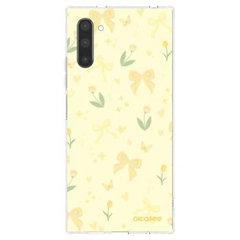 Picasee silikonska prozirna maskica za Samsung Galaxy Note 10 N970F - Honey Blossom