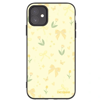 Picasee crna silikonska maskica za Apple iPhone 11 - Honey Blossom