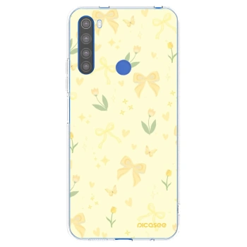Picasee silikonska prozirna maskica za Xiaomi Redmi Note 8T - Honey Blossom
