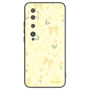 Picasee crna silikonska maskica za Xiaomi Mi Note 10 (Pro) - Honey Blossom