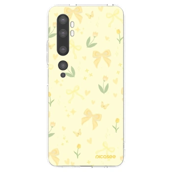 Picasee silikonska prozirna maskica za Xiaomi Mi Note 10 (Pro) - Honey Blossom
