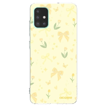 Picasee silikonska prozirna maskica za Samsung Galaxy A51 A515F - Honey Blossom