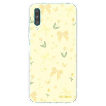 Picasee silikonska prozirna maskica za Samsung Galaxy A30s A307F - Honey Blossom