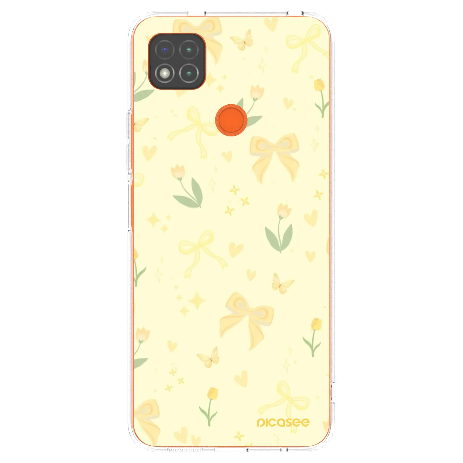 Picasee silikonska prozirna maskica za Xiaomi Redmi 9C - Honey Blossom