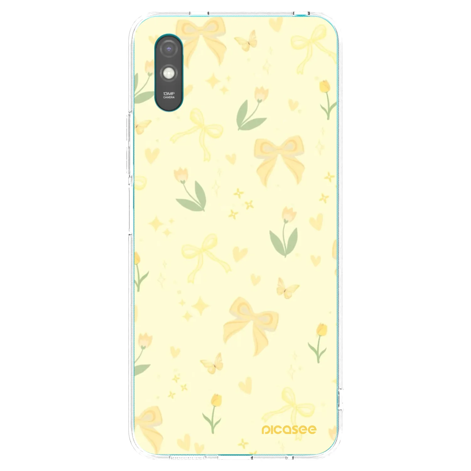 Picasee silikonska prozirna maskica za Xiaomi Redmi 9A - Honey Blossom