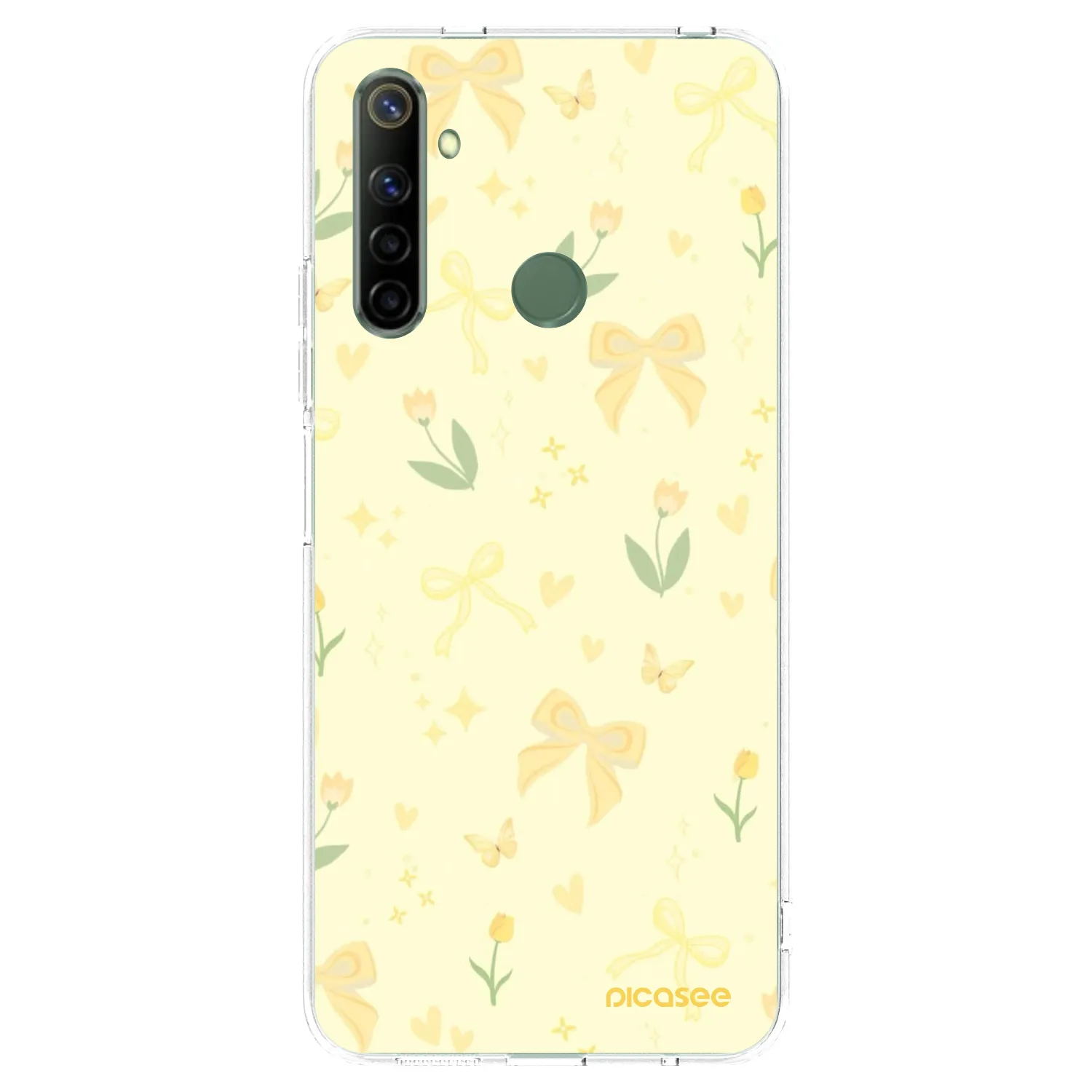Picasee silikonska prozirna maskica za Realme 6i - Honey Blossom