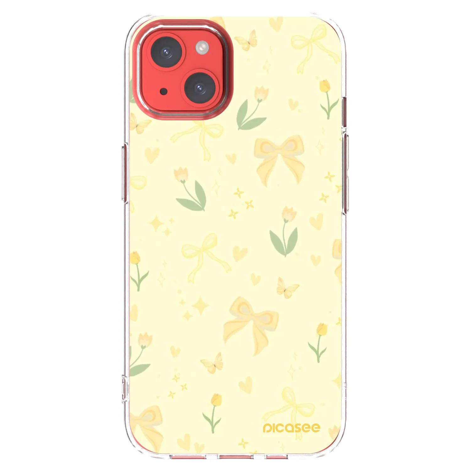 Picasee silikonska prozirna maskica za Apple iPhone 13 - Honey Blossom