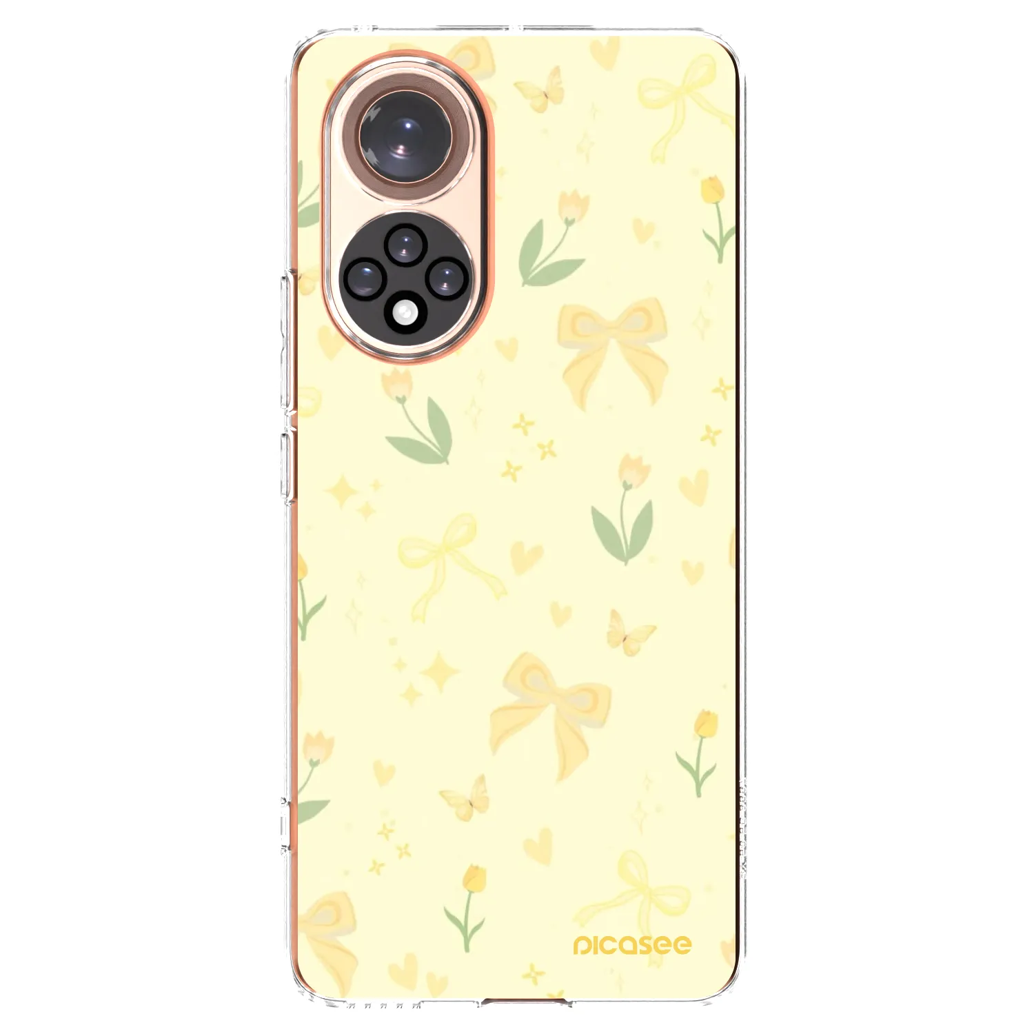 Picasee silikonska prozirna maskica za Huawei Nova 9 - Honey Blossom