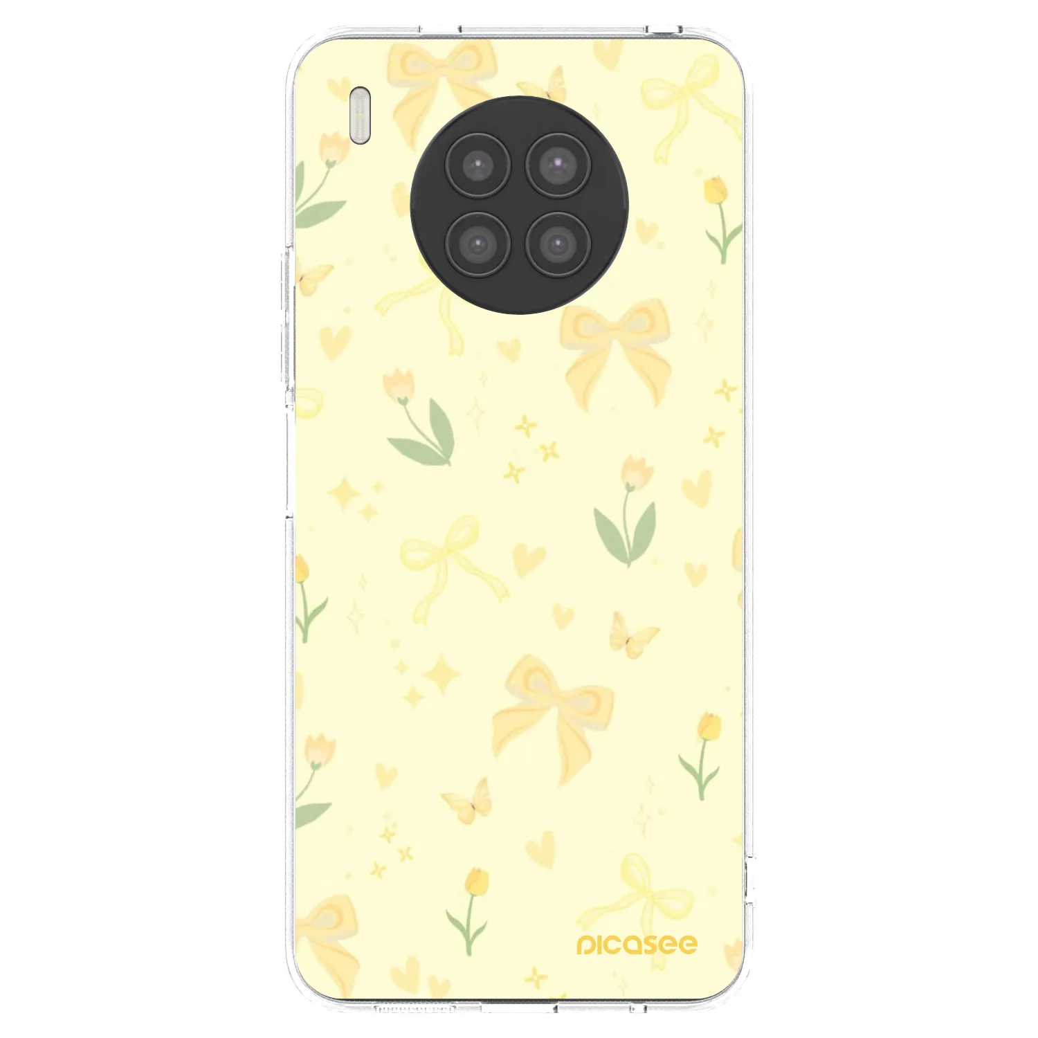 Picasee silikonska prozirna maskica za Huawei Nova 8i - Honey Blossom