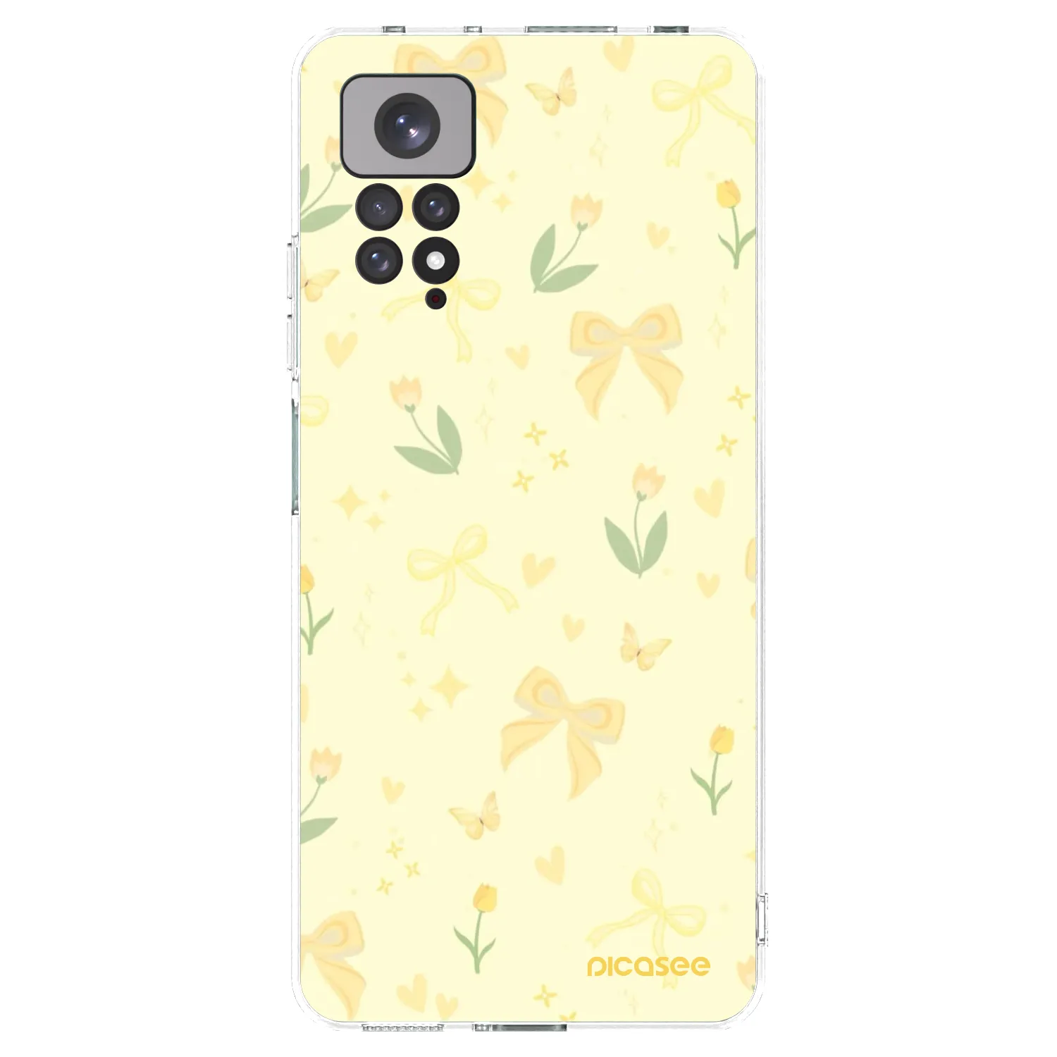 Picasee silikonska prozirna maskica za Xiaomi Redmi Note 11 - Honey Blossom
