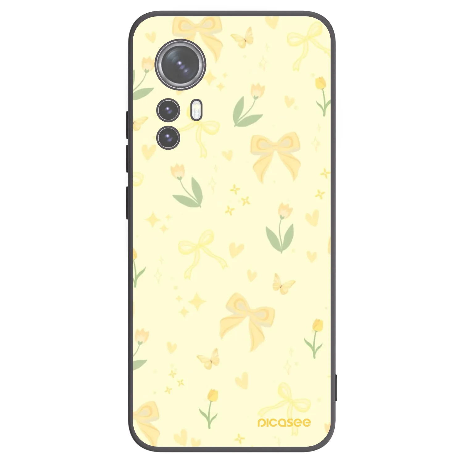 Picasee crna silikonska maskica za Xiaomi 12 - Honey Blossom