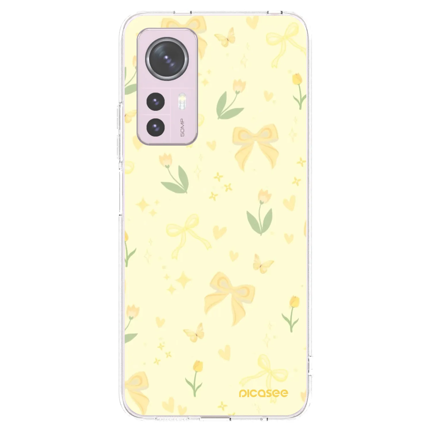 Picasee silikonska prozirna maskica za Xiaomi 12 - Honey Blossom