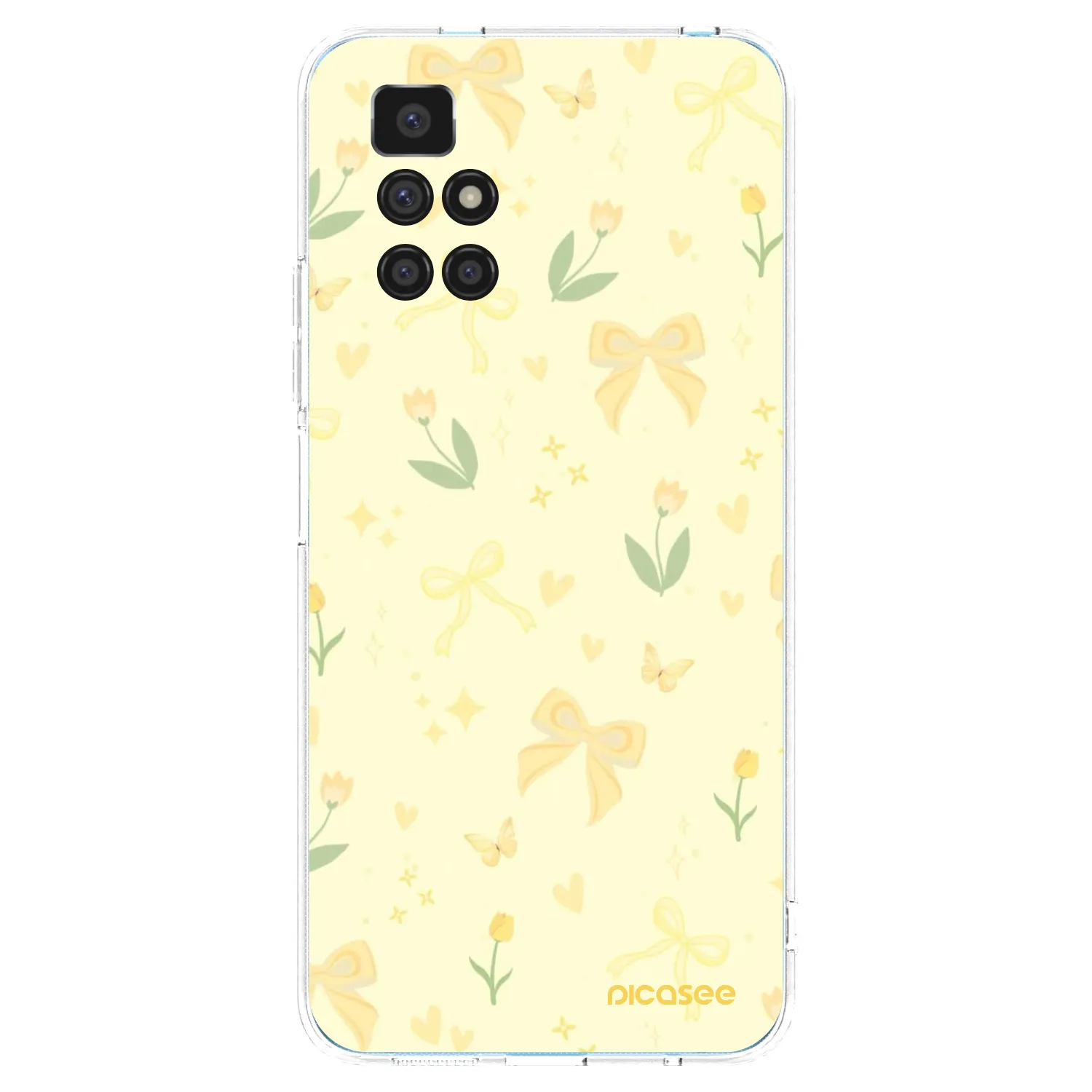 Picasee silikonska prozirna maskica za Xiaomi Redmi 10 (2022) - Honey Blossom