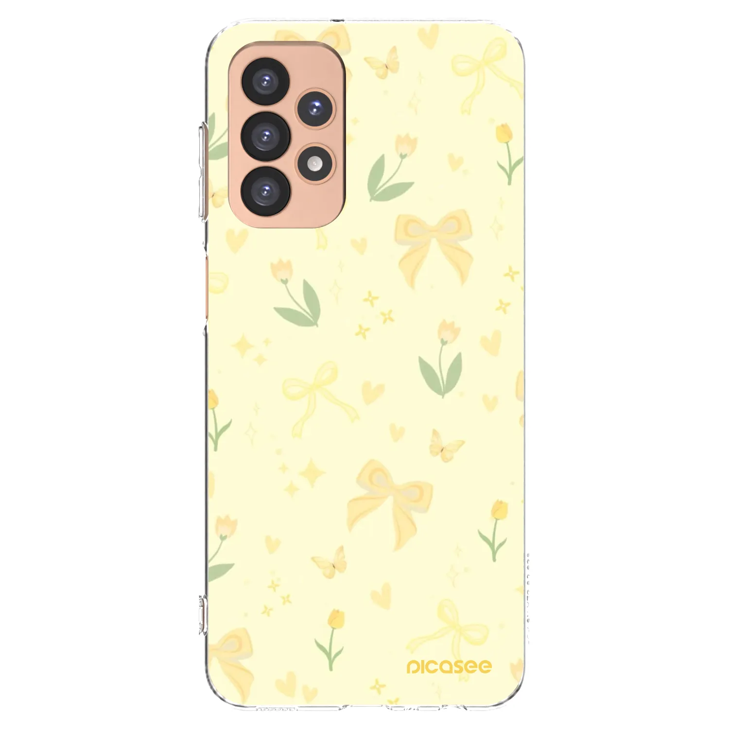Picasee silikonska prozirna maskica za Samsung Galaxy A23 A236B 5G - Honey Blossom