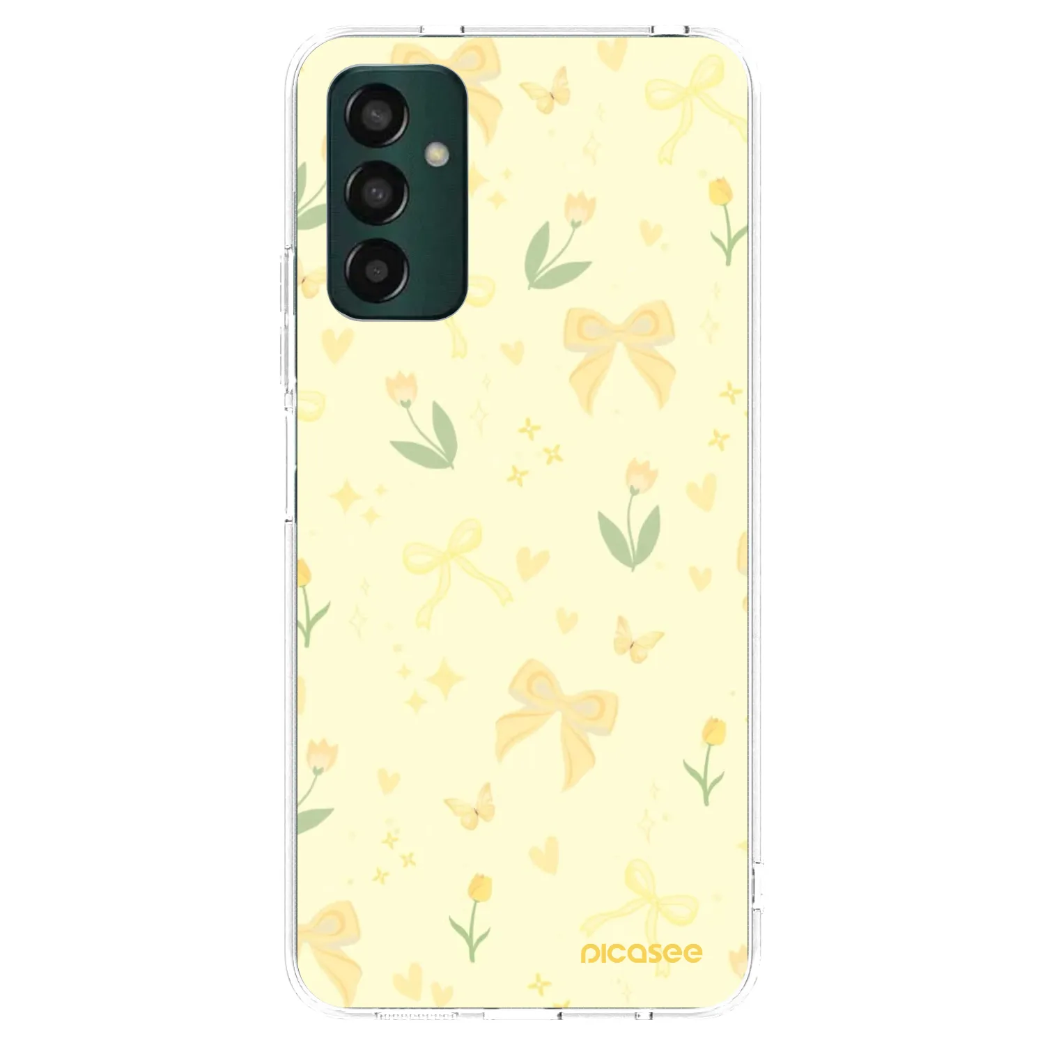 Picasee silikonska prozirna maskica za Samsung Galaxy M23 5G - Honey Blossom