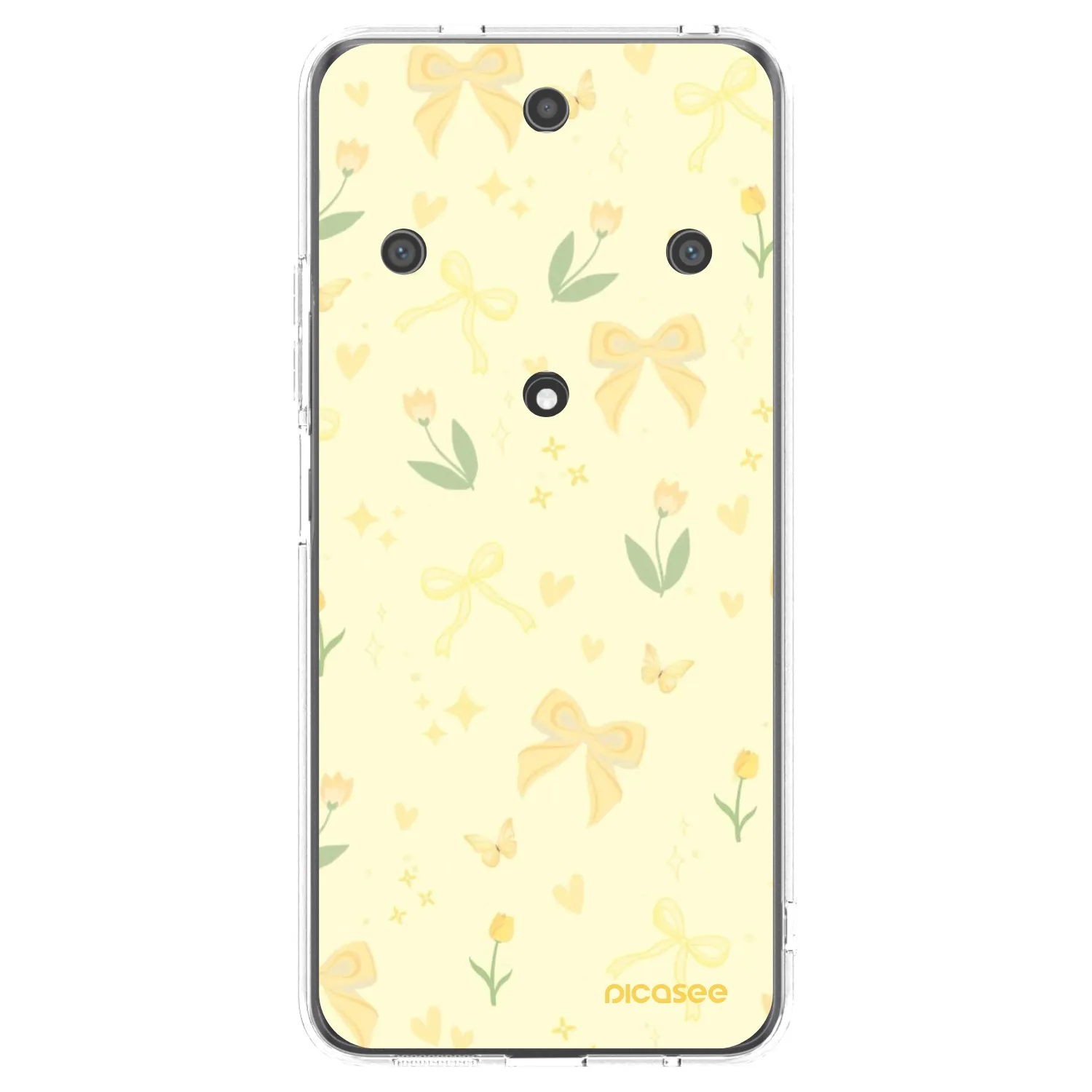 Picasee silikonska prozirna maskica za Honor Magic5 Lite 5G - Honey Blossom