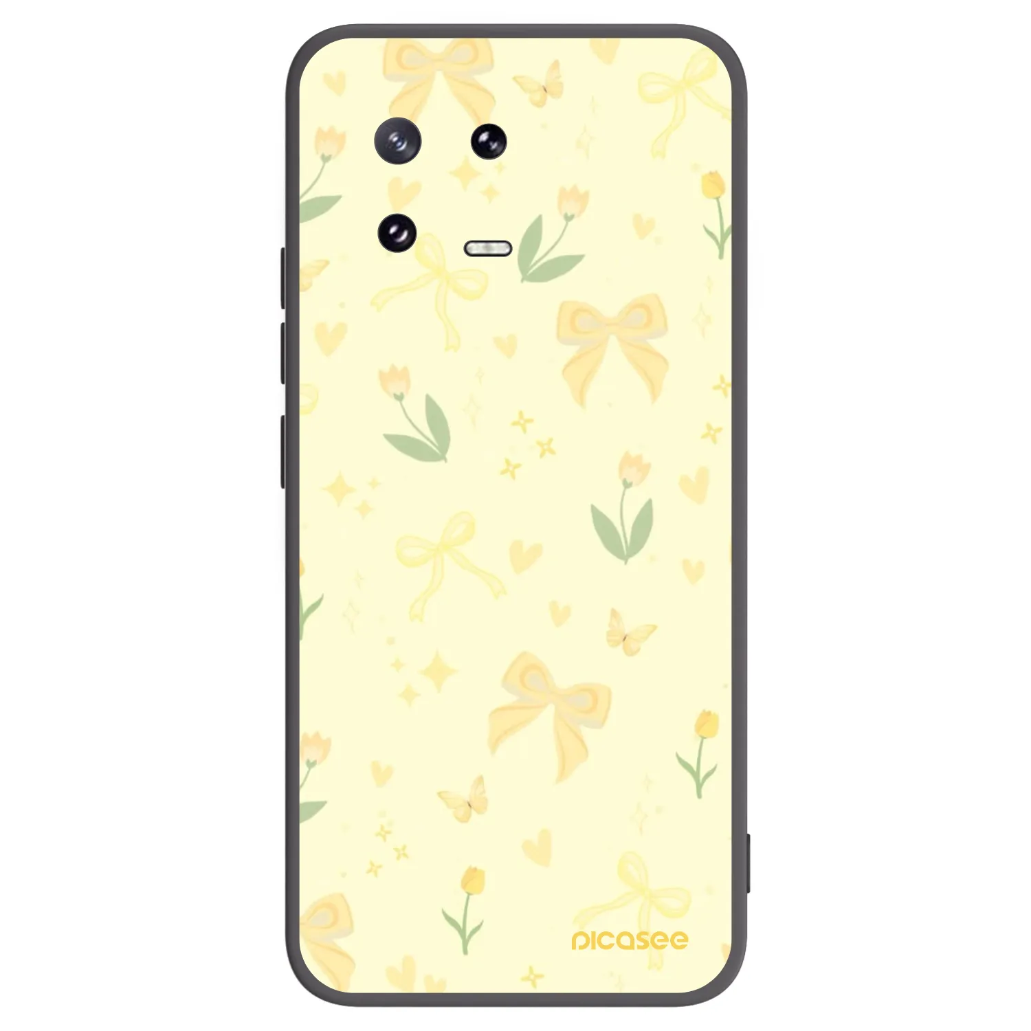 Picasee crna silikonska maskica za Xiaomi 13 Pro - Honey Blossom