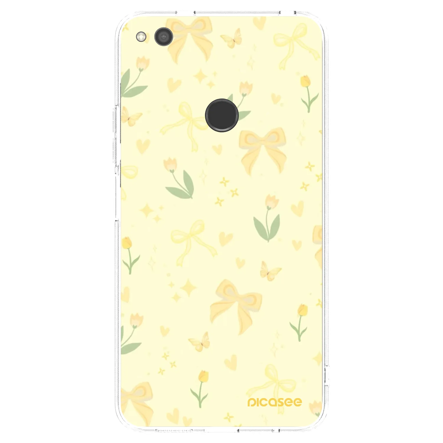 Picasee silikonska prozirna maskica za Huawei Mate 40 Pro - Honey Blossom