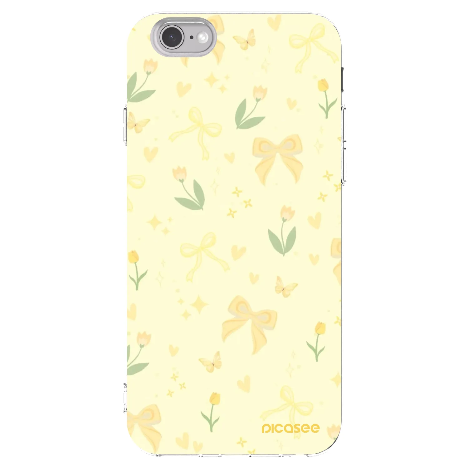 Picasee silikonska prozirna maskica za Apple iPhone 6/6S - Honey Blossom