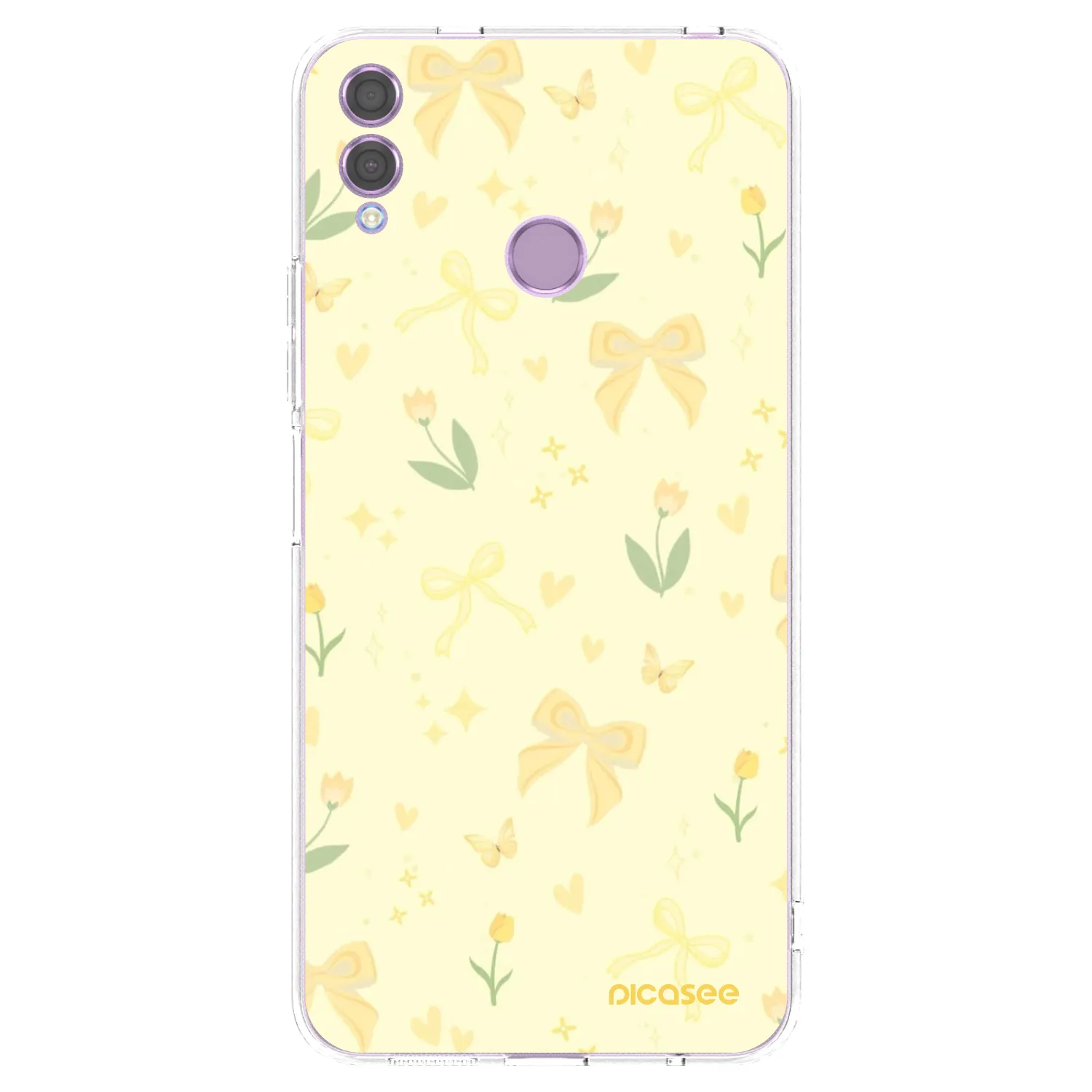 Picasee silikonska prozirna maskica za Honor 8X - Honey Blossom