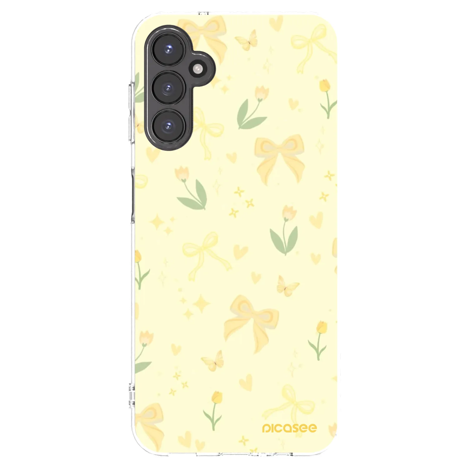 Picasee silikonska prozirna maskica za Samsung Galaxy A14 5G A146P - Honey Blossom