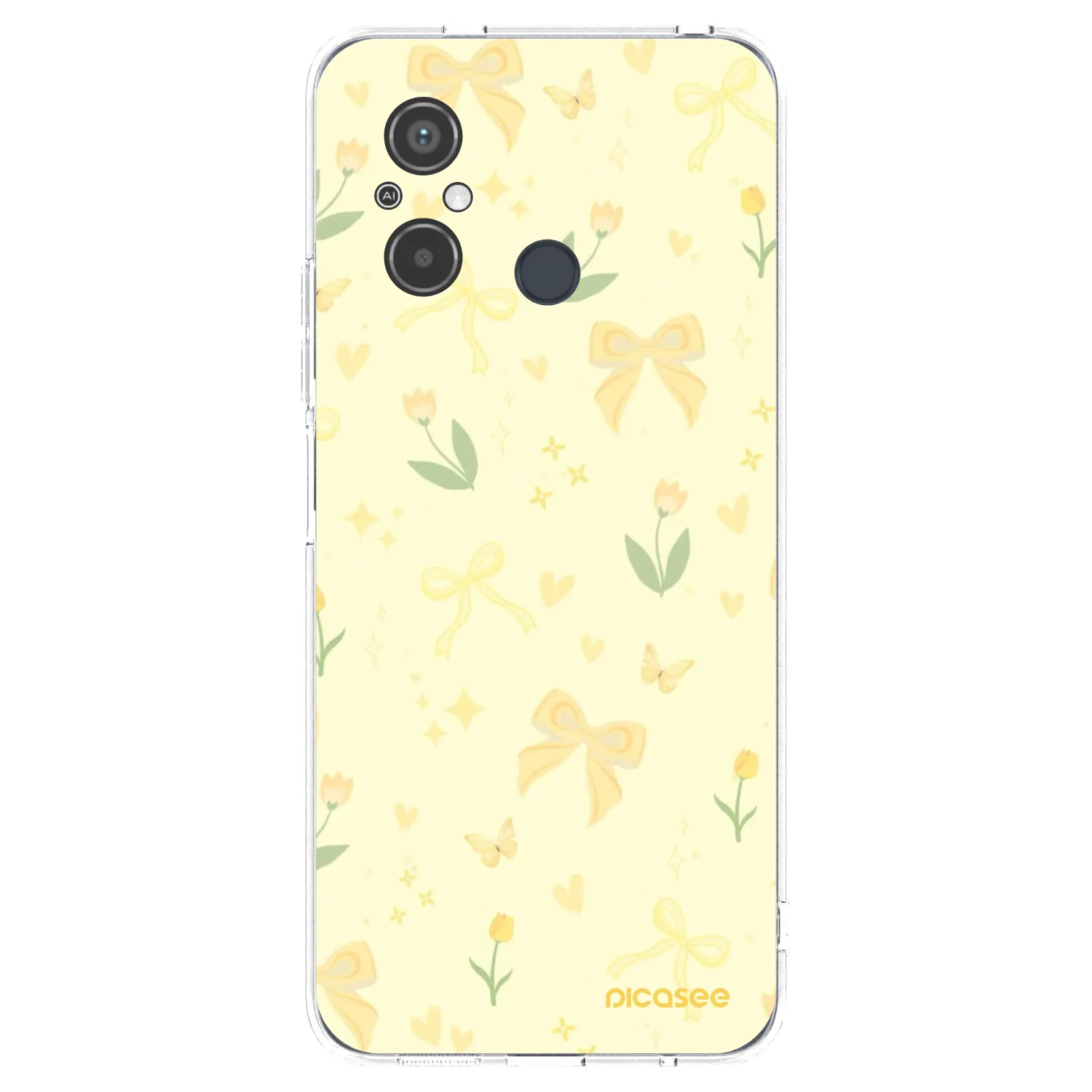 Picasee silikonska prozirna maskica za Xiaomi Redmi 12C - Honey Blossom