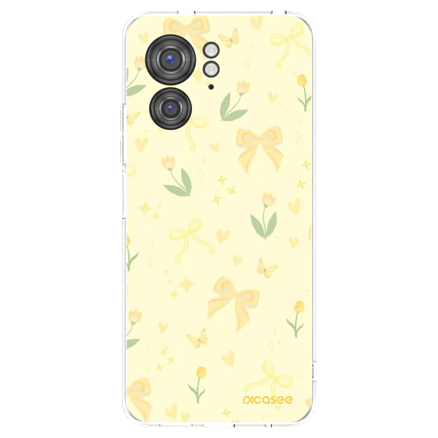 Picasee silikonska prozirna maskica za Motorola Edge 40 - Honey Blossom