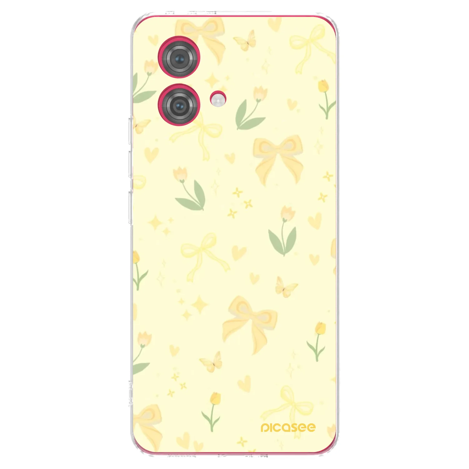 Picasee silikonska prozirna maskica za Motorola Moto G84 5G - Honey Blossom