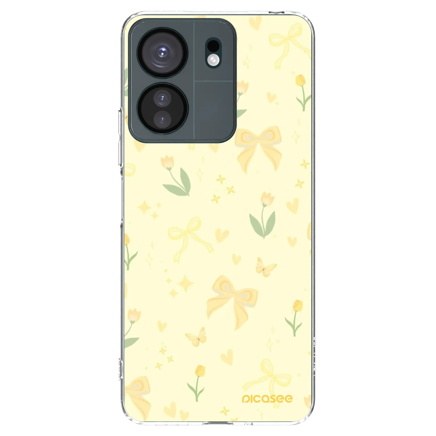 Picasee silikonska prozirna maskica za Xiaomi Redmi 13C 4G - Honey Blossom