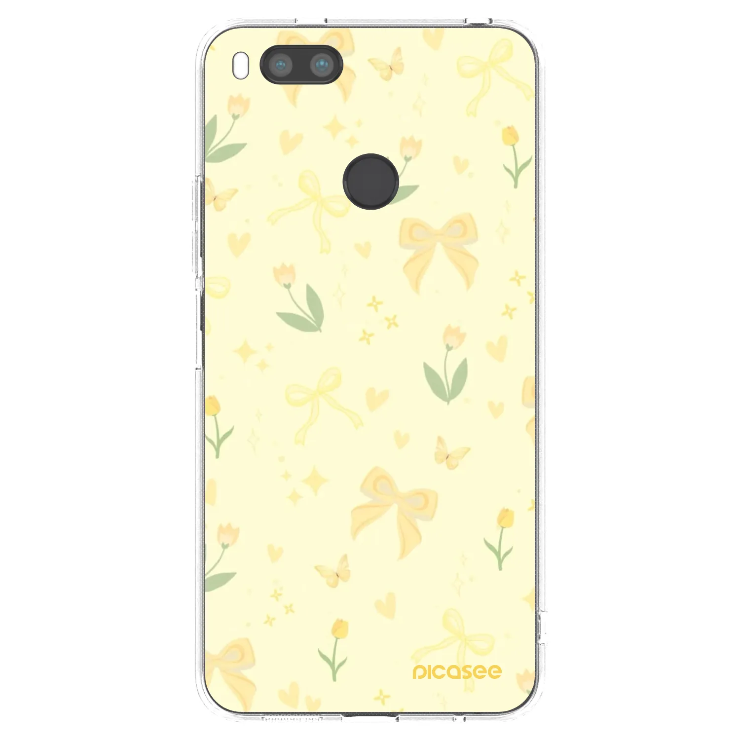 Picasee silikonska prozirna maskica za Xiaomi Mi A1 Global - Honey Blossom