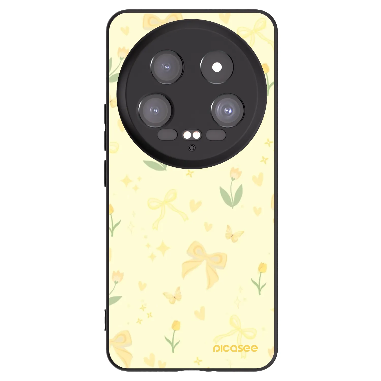 Picasee crna silikonska maskica za Xiaomi 14 Ultra - Honey Blossom